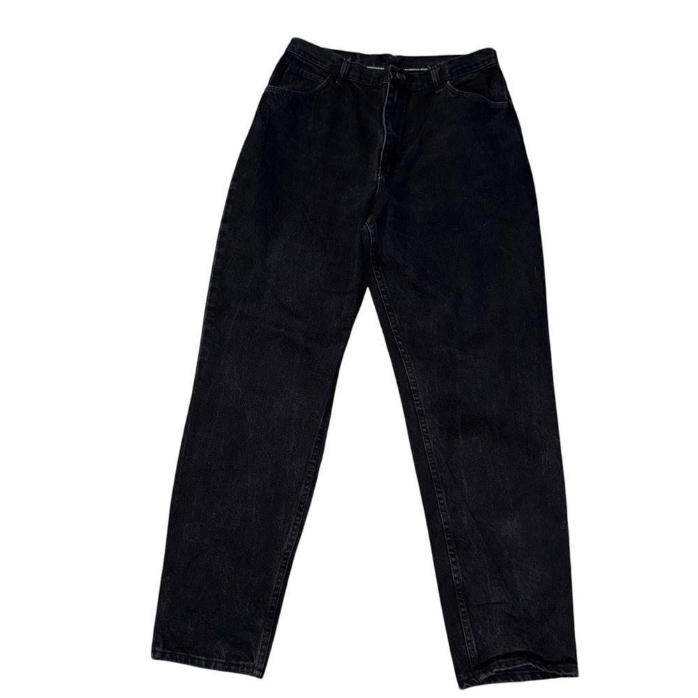 Gitano Jeans Women’s 16 Black High Rise Straight Leg Vintage 90s Denim